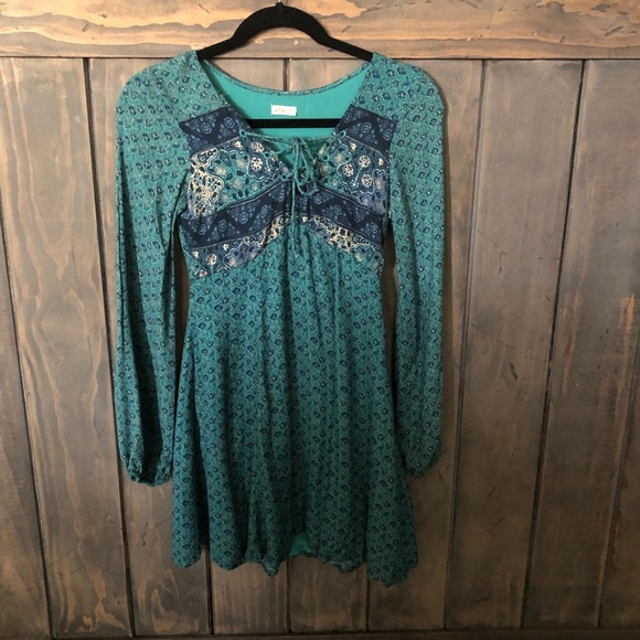 Hollister Dresses & Skirts - Hollister teal dress